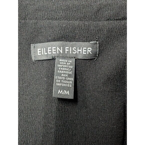 Eileen Fisher Blazer Size M One Button Office Corporate Minimalist Capsule USA - Picture 8 of 15